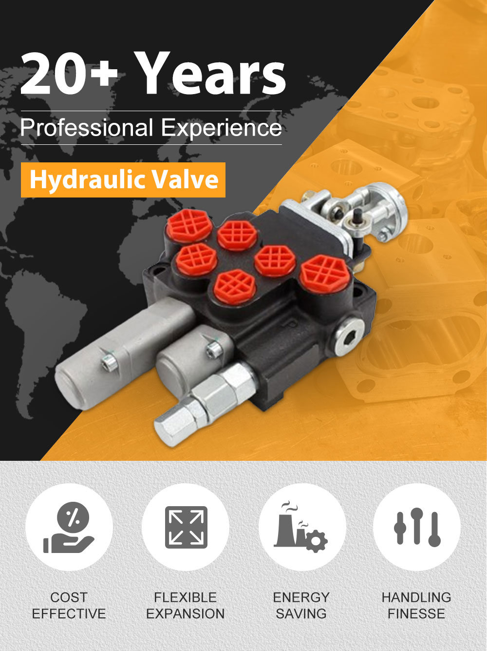 P40-G12-G38-OT-QTW Hydraulic Directional Valve: Factory Direct Supply & Global Distribution detailed image